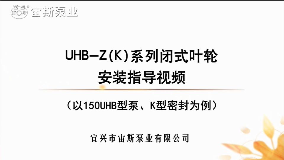 150UHB-ZK系列耐腐耐磨脱硫循环泵安装指导